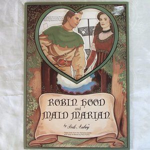 Robin Hood Maid Marian 12" Paper Doll Book Peck Aubry Collection 1994 USA Uncut